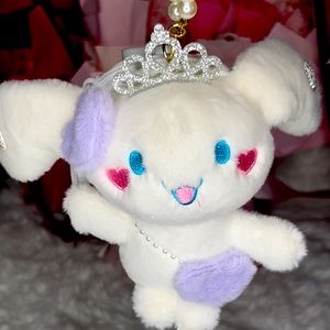 NWOT Priming water cutie Japan key chain plush doll w/ backpack coin pocket